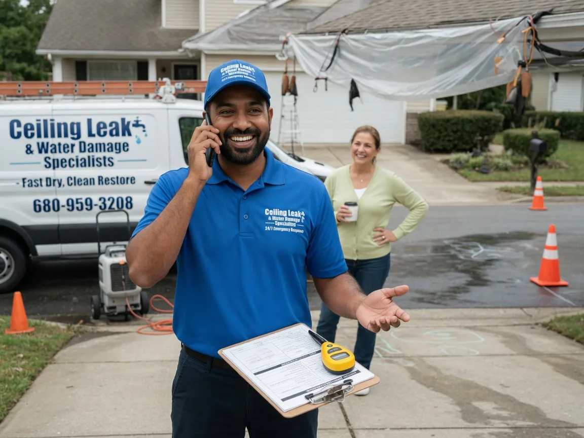 Ceiling Leak Cleanup Millville, DE FAQs